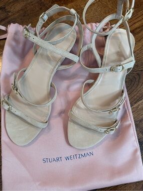 *NEW*Sz 10*Grecian Buckle Wedge* Stuart Weitzman